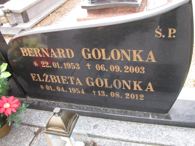 Elżbieta Golonka 1954 Mściwojów - Grobonet - Wyszukiwarka osób pochowanych
